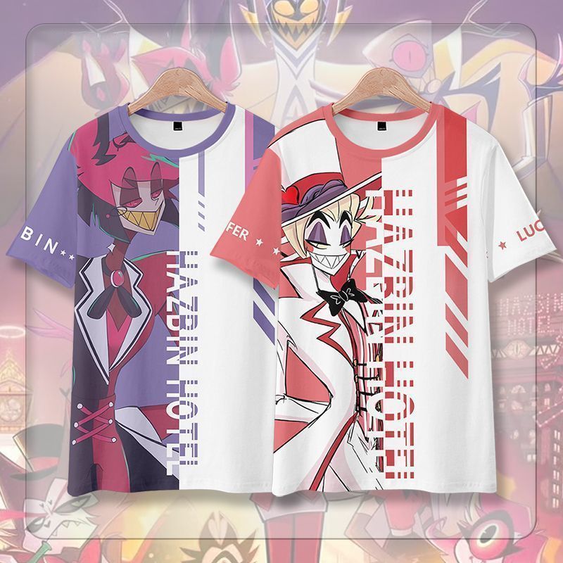 Women'S Anime Accessories - Camiseta Anime Alastor Lucifer para Homens