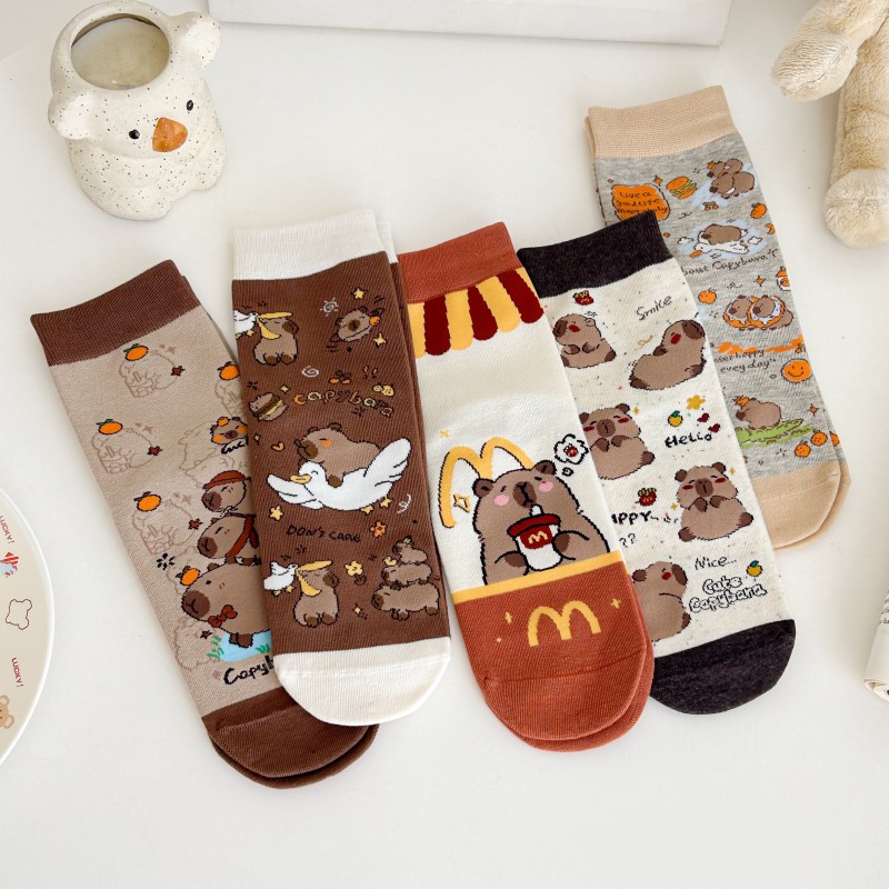 Women'S Ankle Accessories - Bonito dos desenhos animados impresso meias