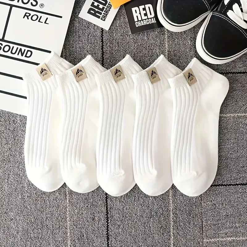 Women'S Ankle Accessories - 5/10 pares de meias casuais masculinas