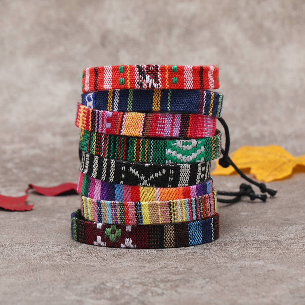 Women Accessories Nepal - Colorido Nepal Pulseira Set para Mulheres