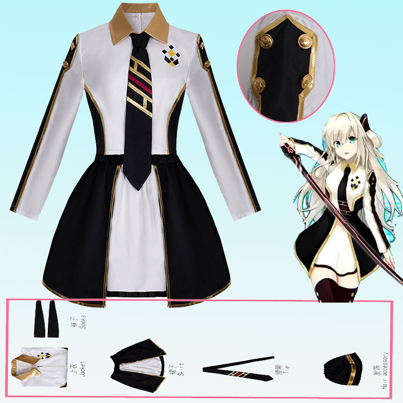Women'S Anime Accessories - Anime feminino traje cosplay terno sky
