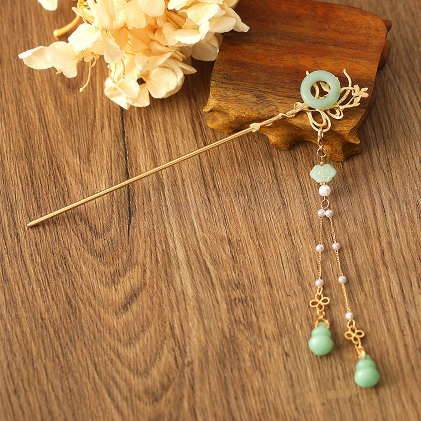 Pearl Hair Pin - Grampo de cabelo de vidro estilo