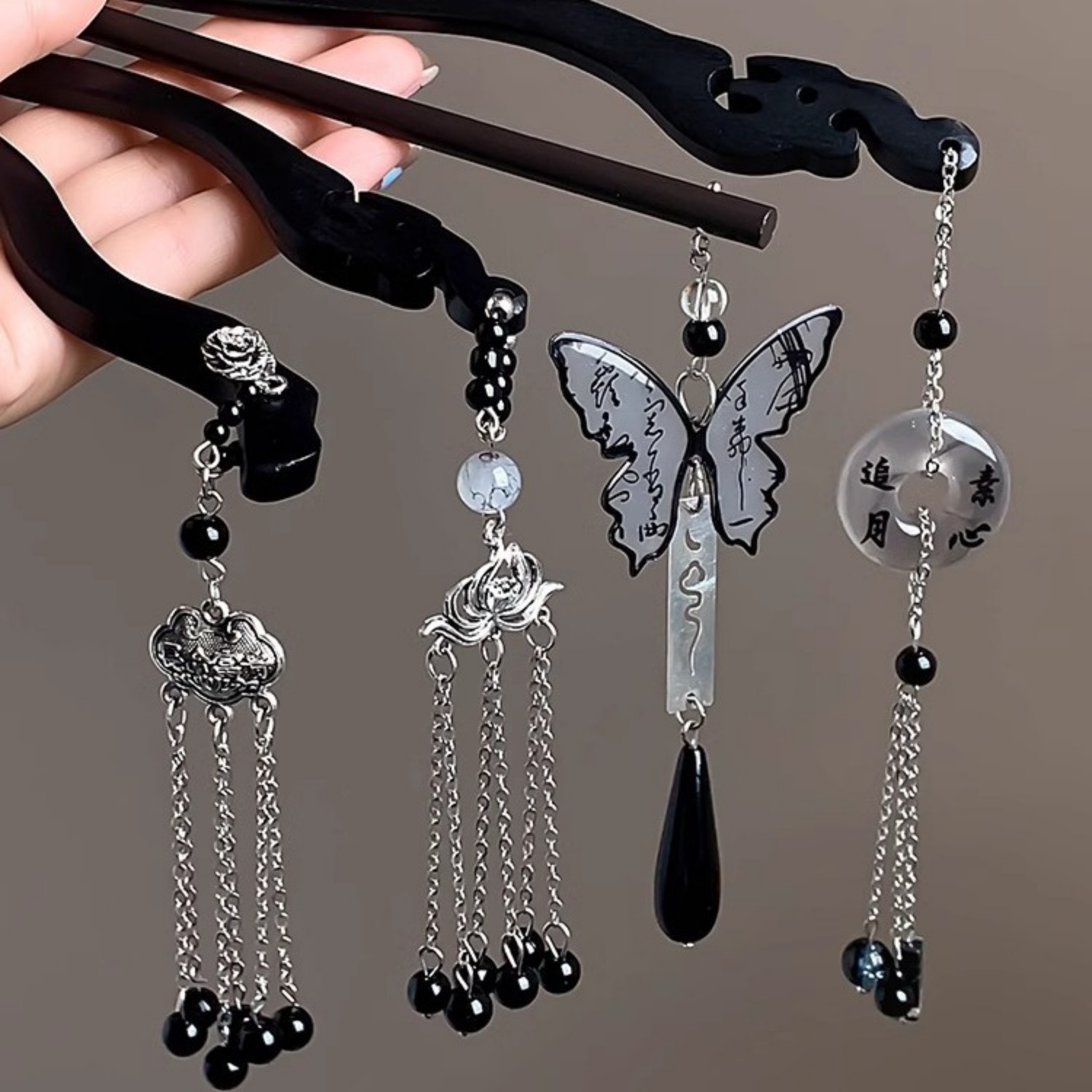 Luz de luxo madeira borla hair - Women Accessories Shop avaliação e preço