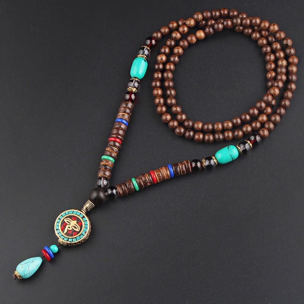 Colar de Contas Etnico Budista - Women Accessories Nepal avaliação e preço