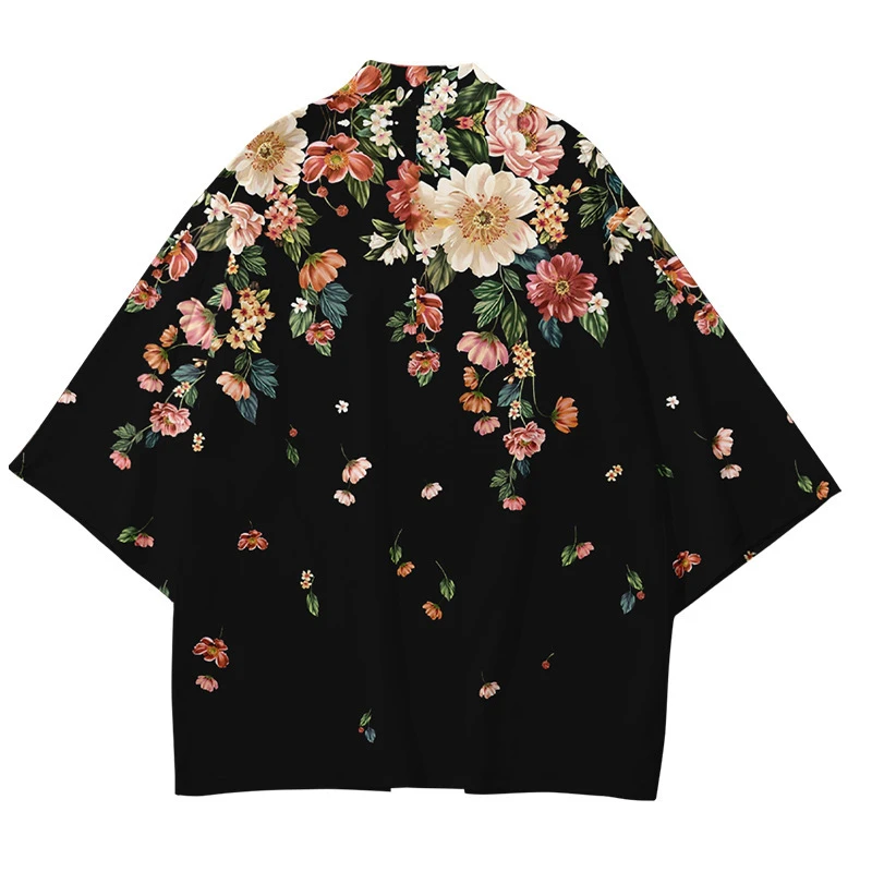 Japonês streetwear cardigan fe - Women'S Kimono Accessories avaliação e preço
