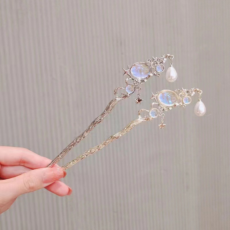 Grampo de Cabelo de Pedra da L - Pearl Hair Pin avaliação e preço
