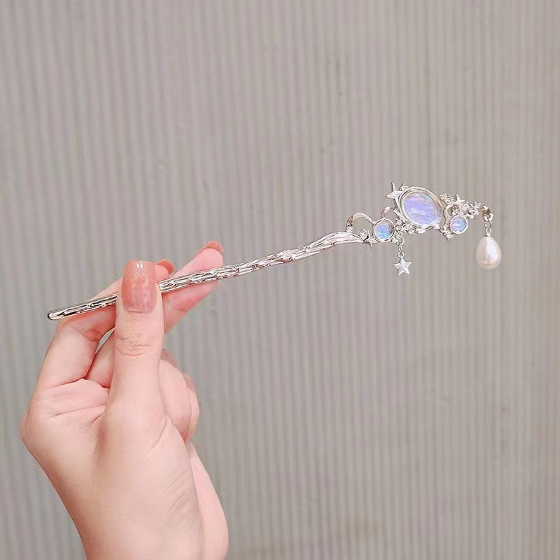 Grampo de Cabelo de Pedra da L - Pearl Hair Pin avaliação e preço