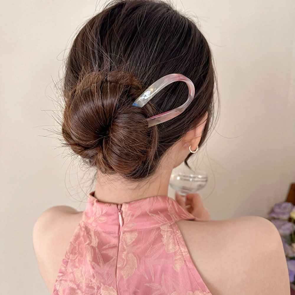 Grampo de cabelo retrô em form - Women Accessories Trendy avaliação e preço