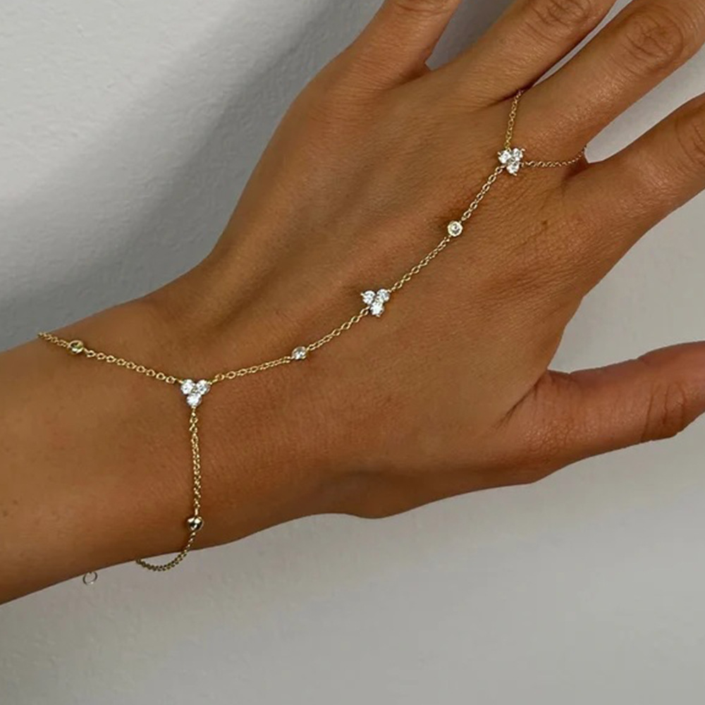 Pulseira de Mão em Cristal Sem - Women'S Accessories Amazon avaliação e preço