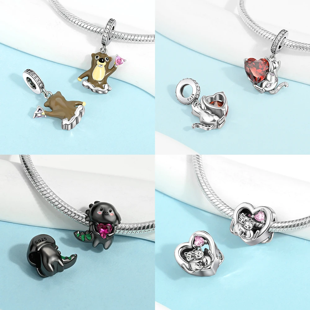 Novo 925 prata esterlina bonit - Women Accessories Pandora avaliação e preço
