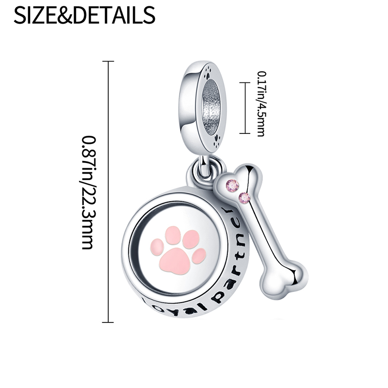 Novo 925 prata rosa gatinho go - Women Accessories Pandora avaliação e preço