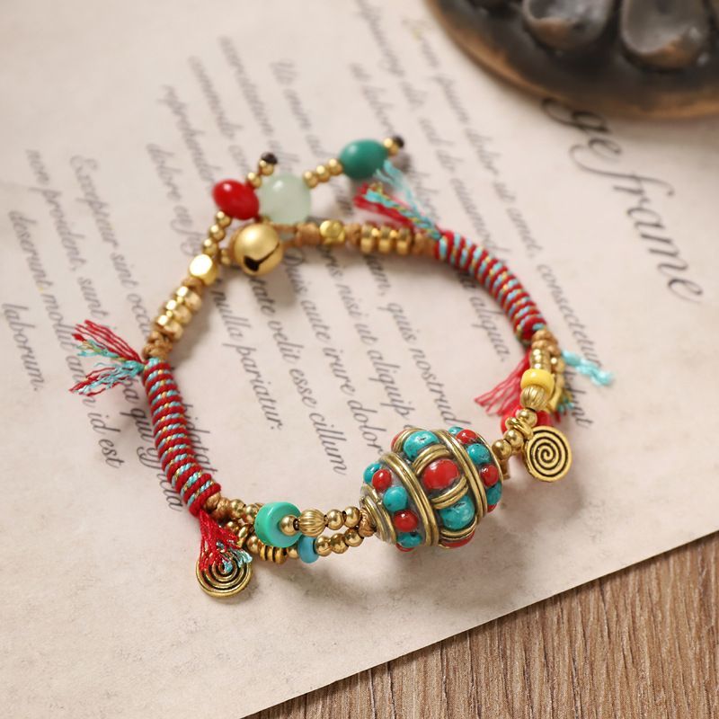 Pulseira tibetana retrô tecida - Women Accessories Nepal avaliação e preço