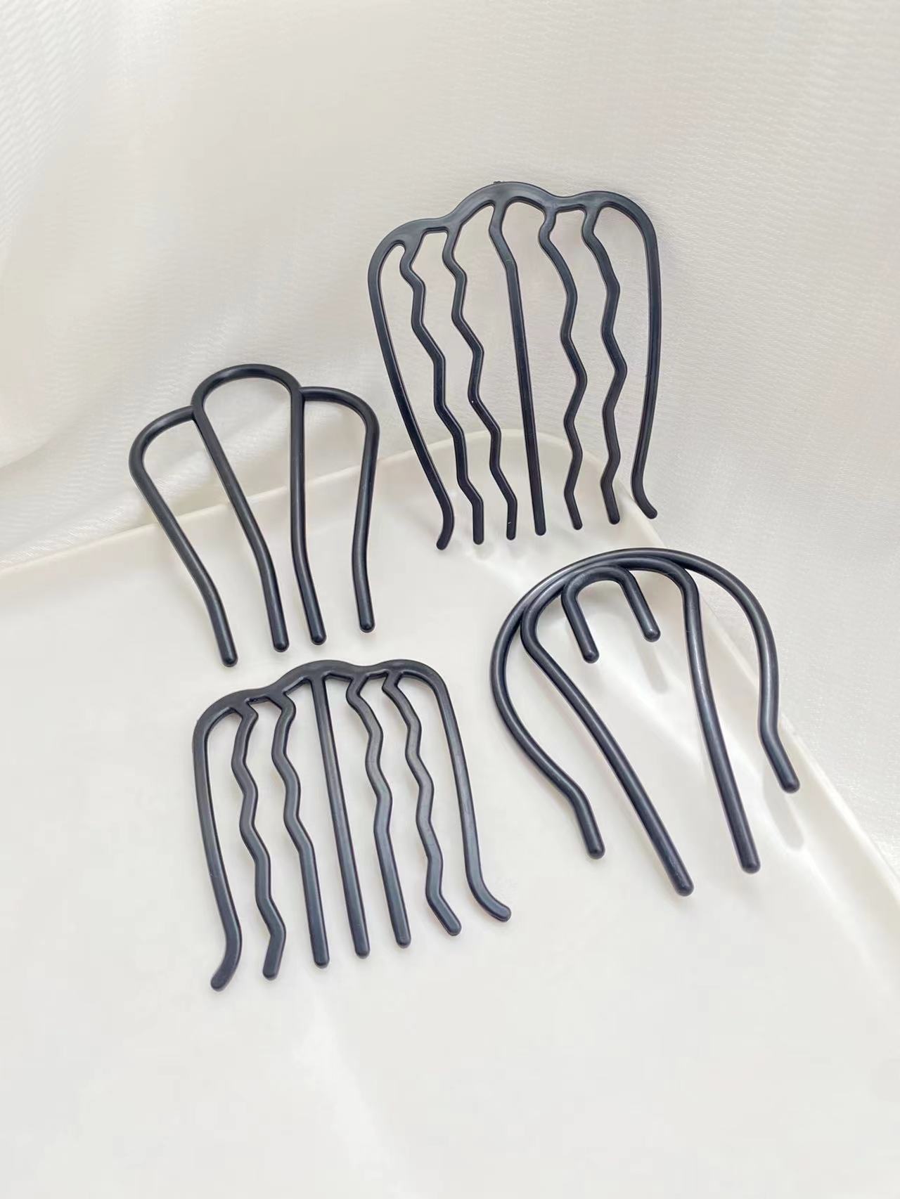 4 peças pentes de cabelo preto - Women Accessories Shop avaliação e preço