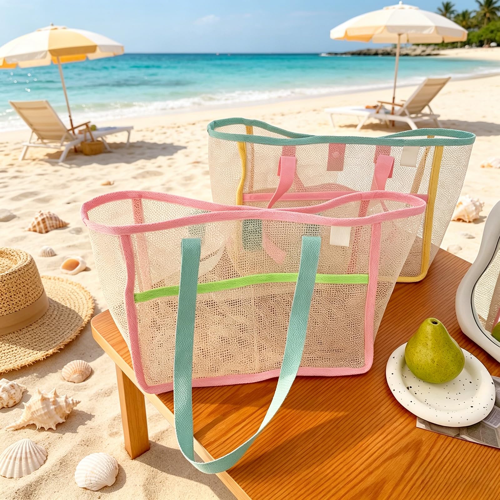 Bolsas de Praia para Mulheres, - Women Accessories Shop avaliação e preço