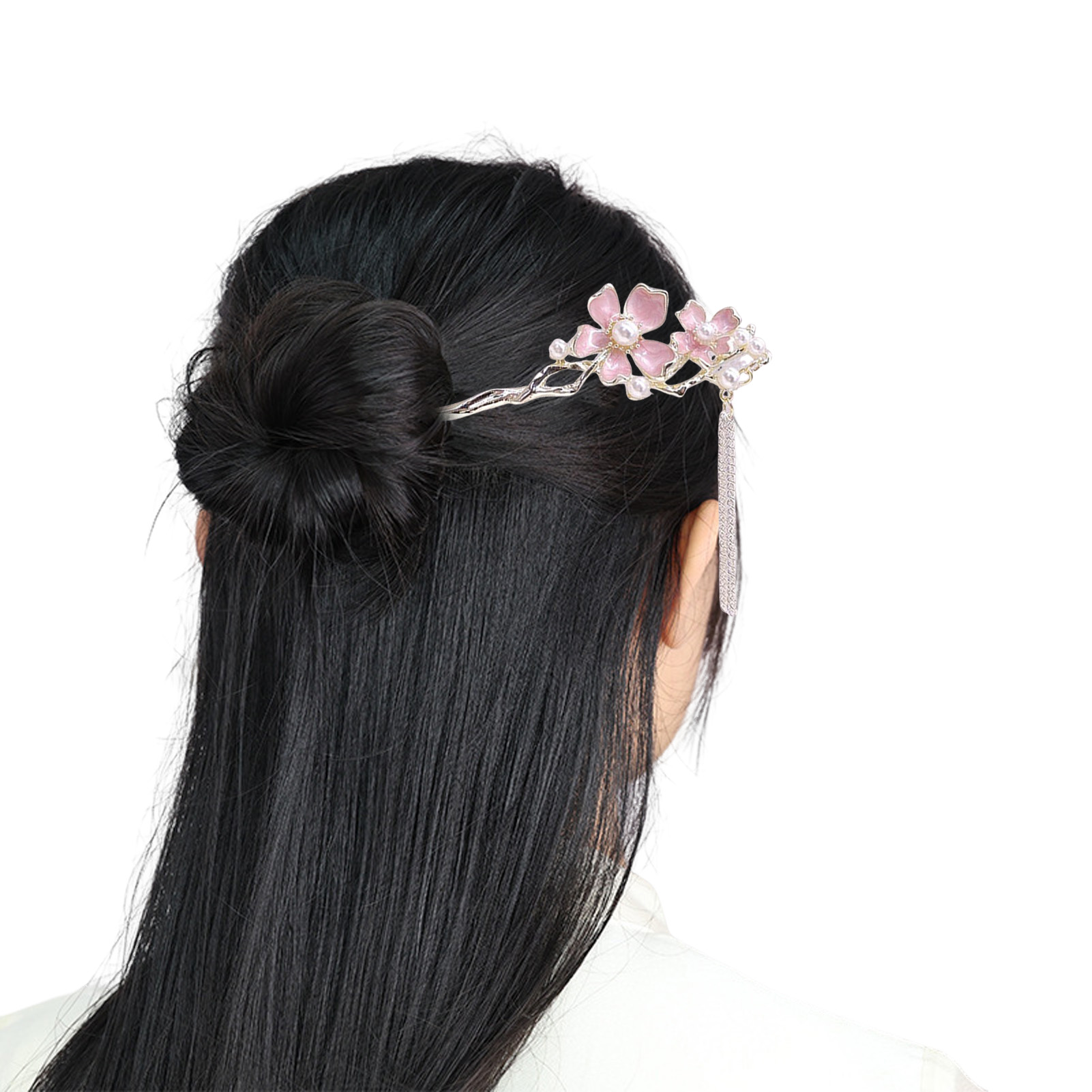 Pentes de Cabelo com Borlas Fl - Pearl Hair Pin avaliação e preço