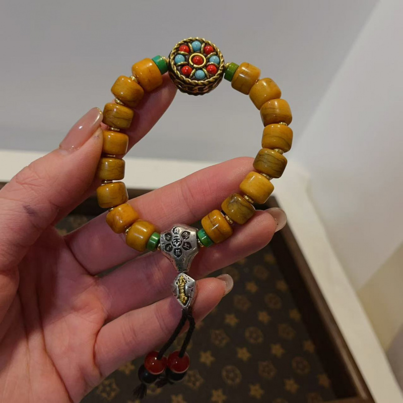 Pulseira de osso de iaque comb - Women Accessories Nepal avaliação e preço