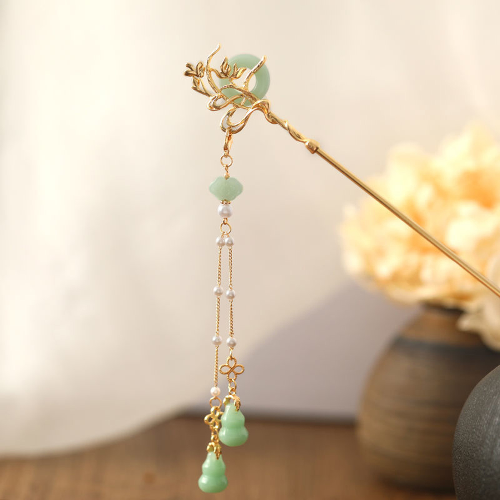 Grampo de cabelo de vidro esti - Pearl Hair Pin avaliação e preço