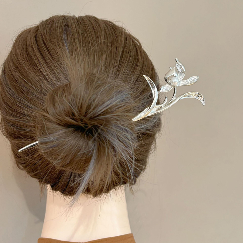 Novo estilo chinês prata orquí - Women Accessories Shop avaliação e preço