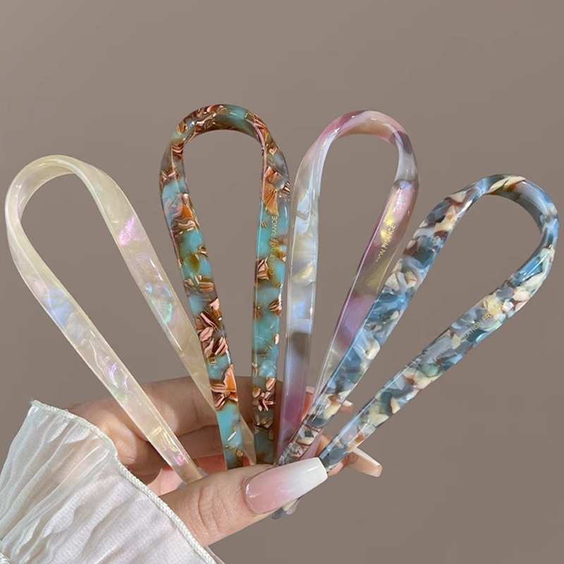 Grampos de Cabelo em Formato d - Women Accessories Trendy avaliação e preço
