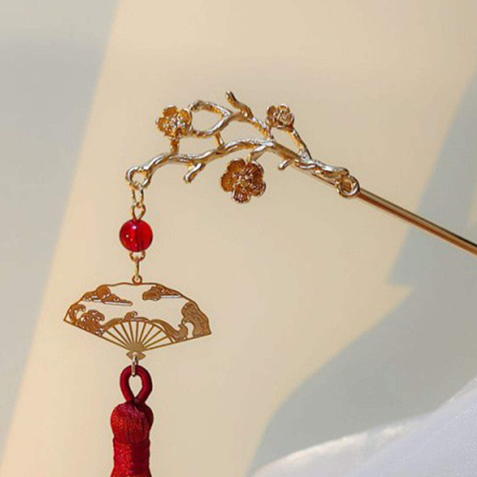Flor retro borla hairpin para  - Women Accessories Shop avaliação e preço