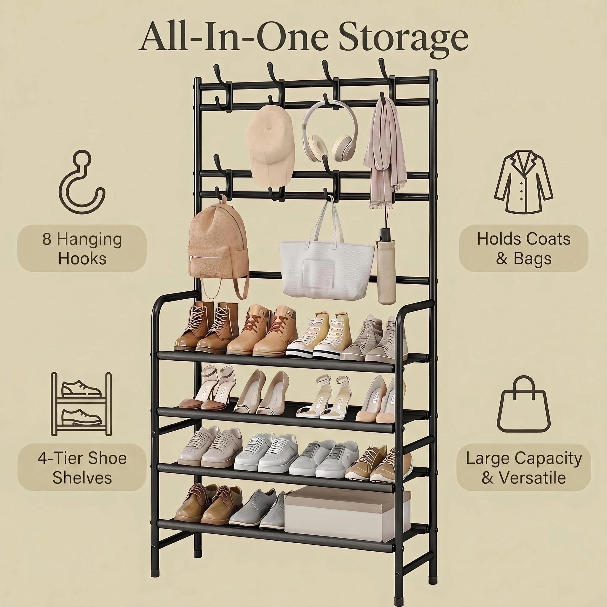 Organizador de Sapatos Metálic - Women'S Accessories Rack Room Shoes avaliação e preço