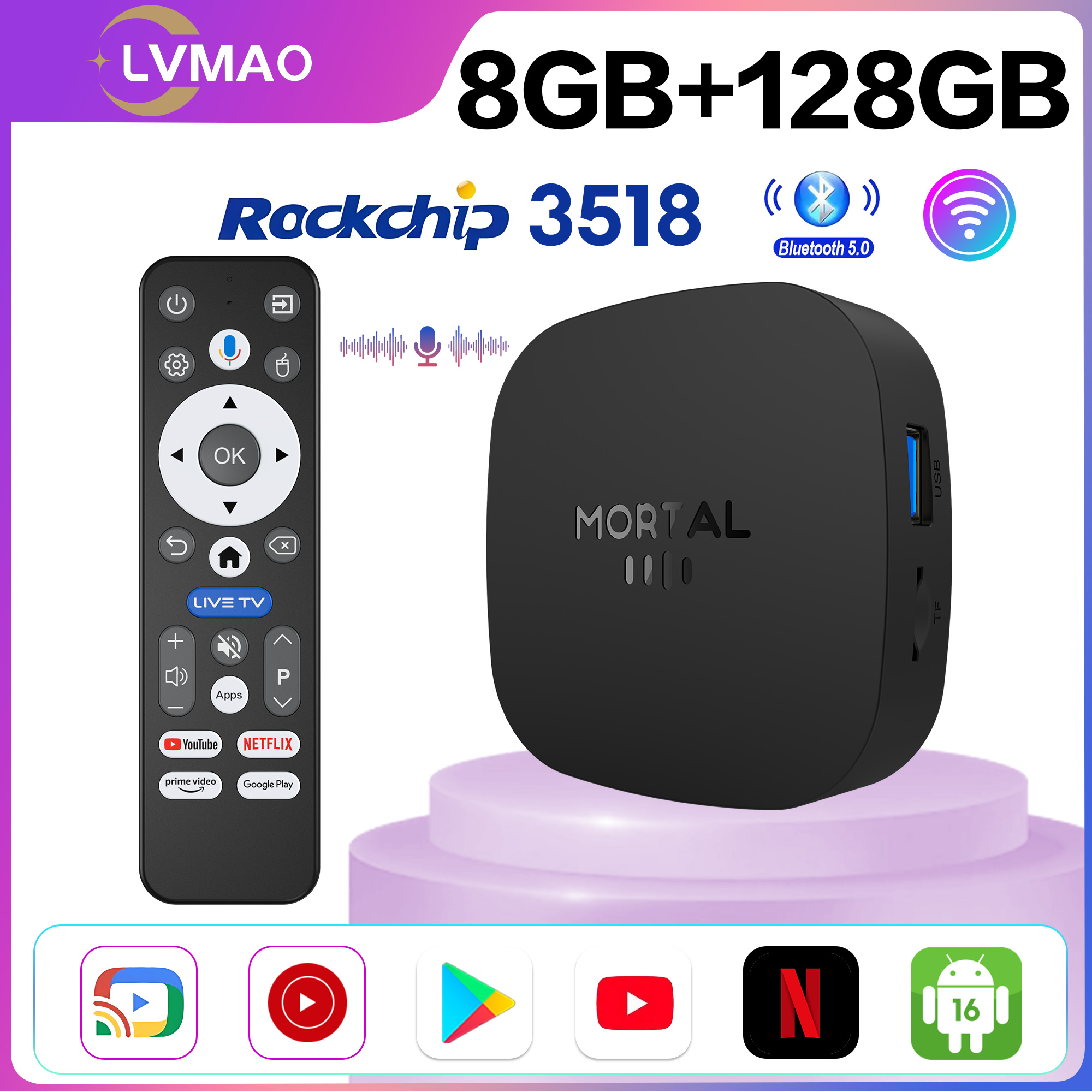 NOVA TV BOX T1+ RK3518 Smart T - Women Accessories Pandora avaliação e preço